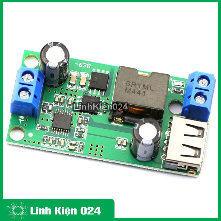 Module Hạ Áp Buck DC-DC Vin 9V-38V Vout 5V 5A HW-638 Chất Lượng Cao