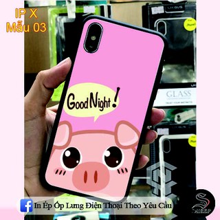 Ốp Lưng Iphone X Hình Con Heo Siêu Cute