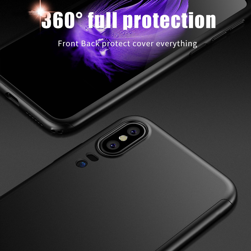 Bảo vệ đầy đủ 360 Vỏ điện thoại ốp lưng Huawei nova 2i 3 3i 5T 6se 7i y9s y5p 2020 ốp lưng