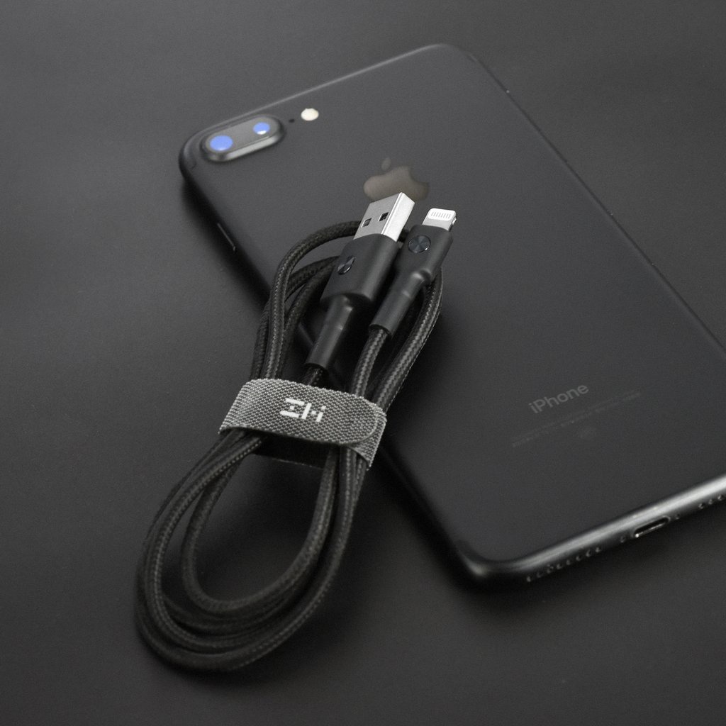 Cáp sạc nhanh iPhone dây dù ZMI AL805 chuẩn MFI dài 1m