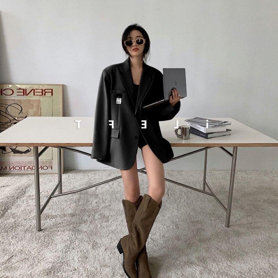 Áo khoác dáng dài rộng phong cách cổ điển thời trang thanh lịch cho nữ