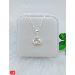 Dây chuyền: dây 0 mặt xoáy - trang sức bạc
