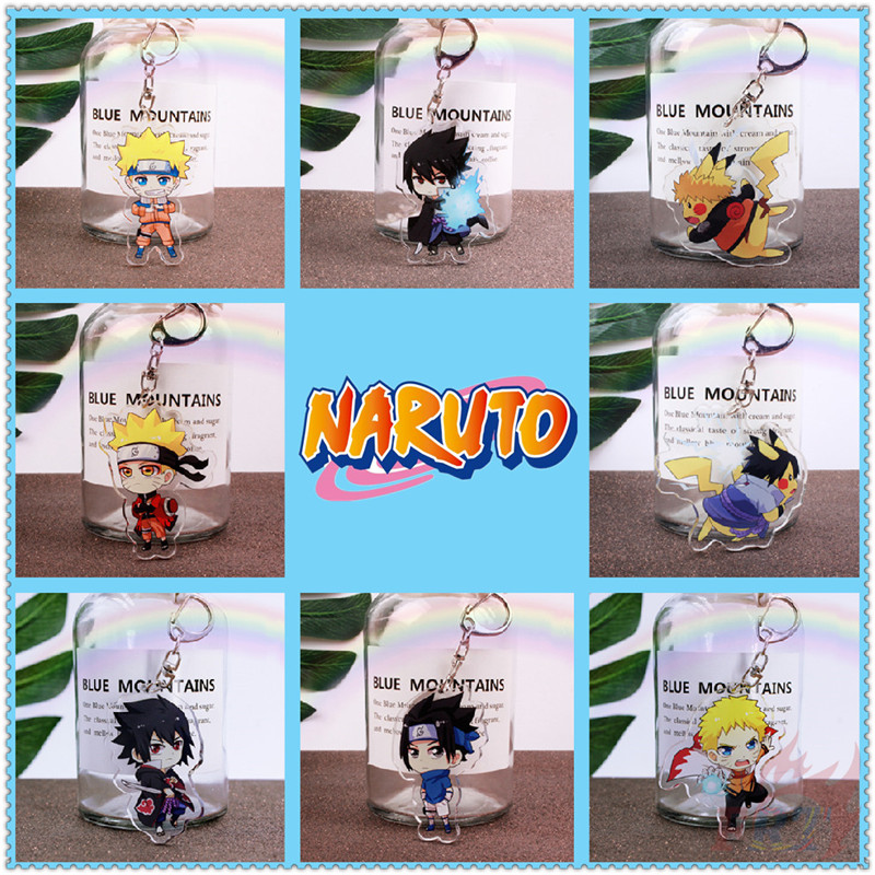 1 Móc Khóa Anime Naruto Và Uchiha Sasuke 02 - Uzumaki Naruto & Uchiha Sasuke (8 Mẫu)