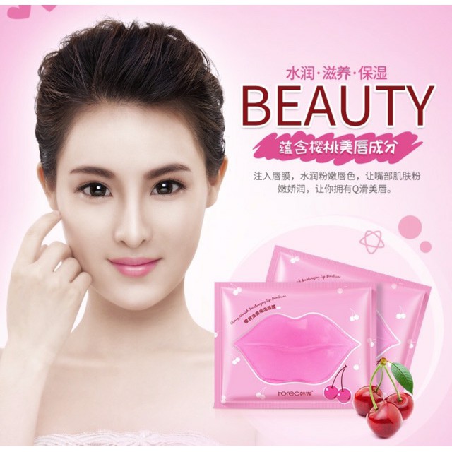 Mặt Nạ Dưỡng Môi tinh chất Cherry hàng Nội địa Trung chính hãng giúp căng bóng, xóa thâm môi | BigBuy360 - bigbuy360.vn
