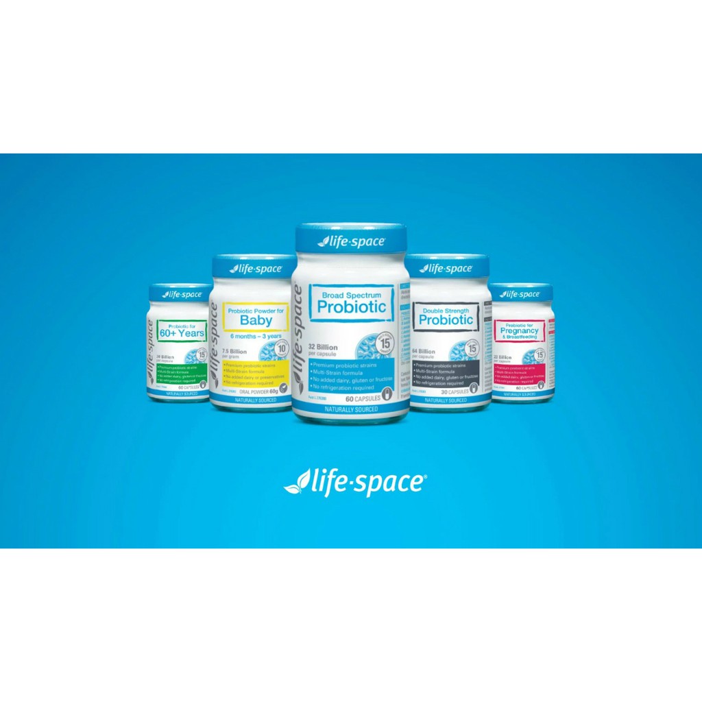Viên uống men vi sinh dành cho bà bầu Life space probiotic+ pregnancy & breastfeeding 50 viên Úc