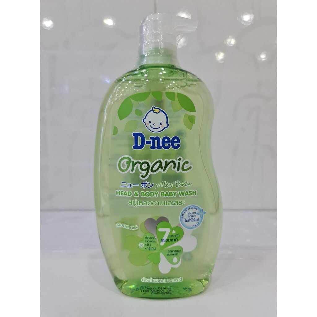 Sữa tắm gội toàn thân Dnee 380ml Thái Lan dùng cho trẻ sơ sinh từ 0 month