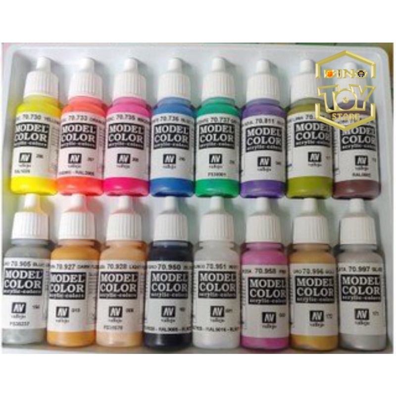Sơn AV Vallejo model color từ 1 - 168 mã màu