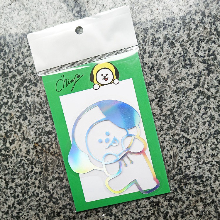 Miếng dán laser nhóm nhạc KPOP BTS  cho Laptop / Điện thoại