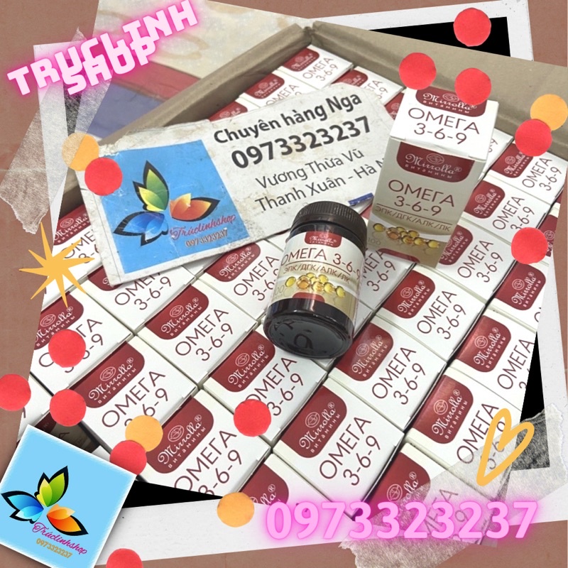 Omega 369 mirrolla 100 viên Nga