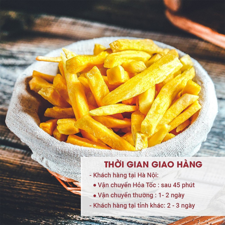 Khoai lang vàng mật sấy giòn 300G KIKIFOOD thơm ngon, đồ ăn vặt Việt Nam an toàn vệ sinh thực phẩm