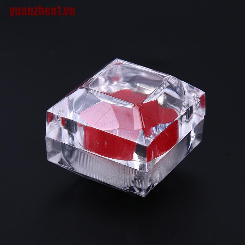 [Yuanzhen1] Giá Đỡ Nhẫn Cưới / Đính Hôn Bằng Acrylic Trong Suốt