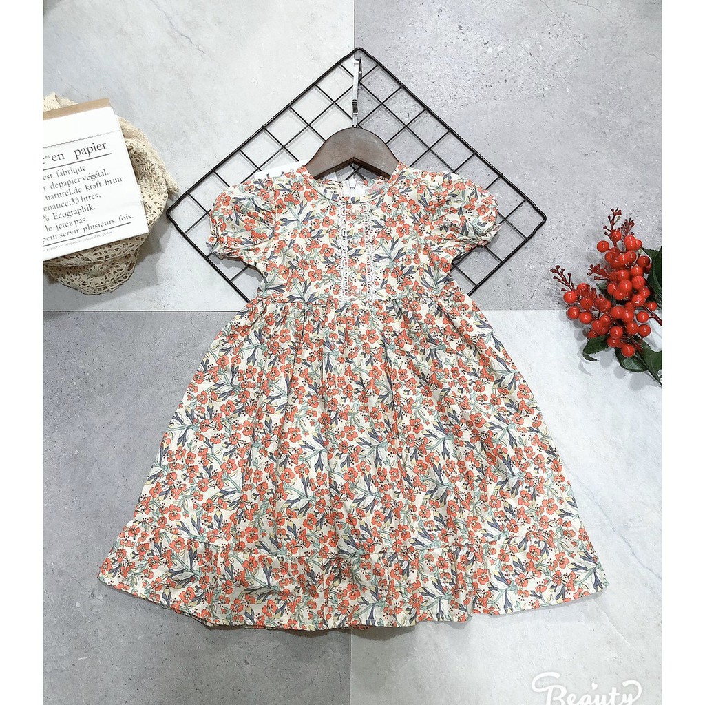 (13-21kg) Váy đầm hoa nhí Đô Đô kids cực xinh cho bé yêu