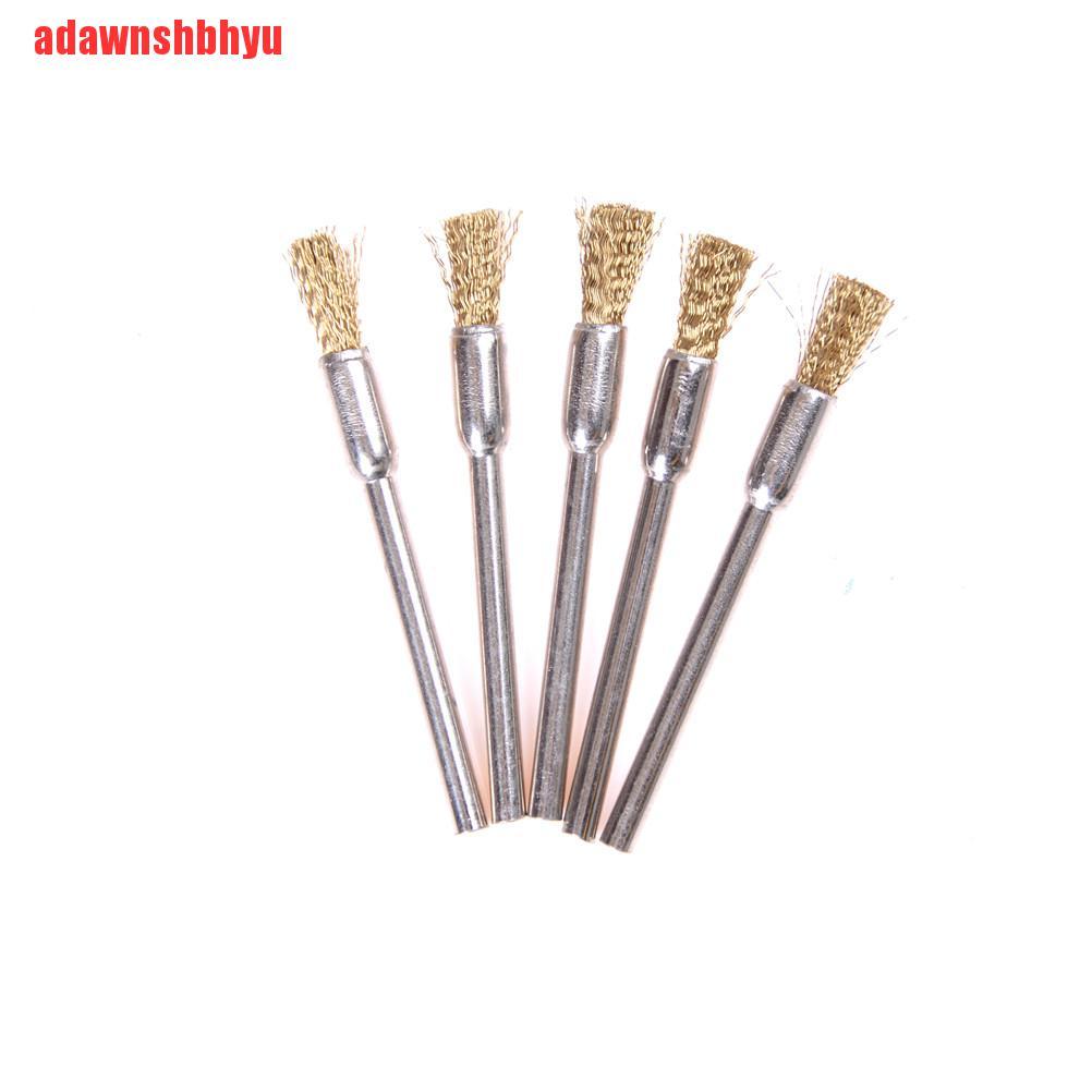 Bộ 5 Bàn Chải Sợi Đồng 3mm * 5mm Làm Sạch Bánh Xe