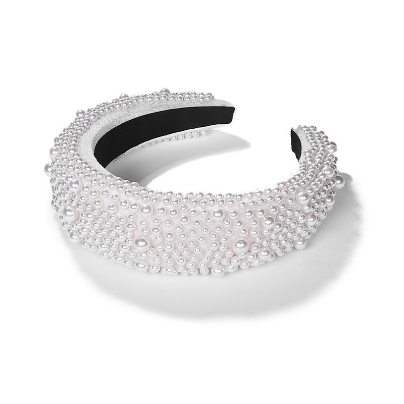 Cài Tóc Đính Hoa Pha Lê Và Ngọc Trai Trắng Sang Trọng Dành Cho Cô Dâu