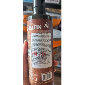 Cặp dầu gội cao cấp Rich Biotin Collagen Masaroni giàu Collagen 500ml x2