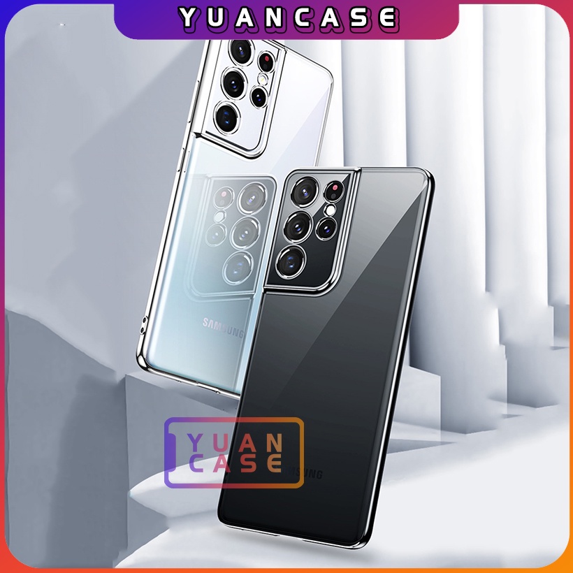 Ốp GOR dẻo trong che camera cho Samsung Galaxy S22 Ultra-S22+-S22 S21Ultra -S21Plus-S21FE-S21 siêu mõng - Hàng Nhập Khẩu