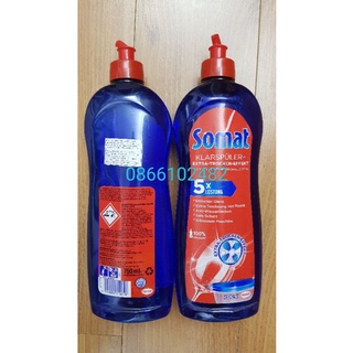Nước làm bóng máy rửa bát somat 750ml, nước trợ xả, nước bóng máy rửa bát