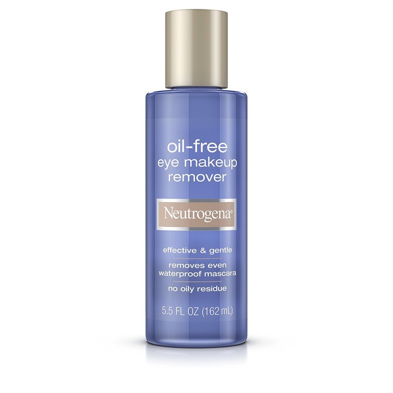 Dung Dịch Tẩy Trang Làm Sạch Lớp Trang Điểm Kiểm Soát Dầu Ngừa Mụn Neutrogena Oil Free Eye Makeup Remover (100% USA)