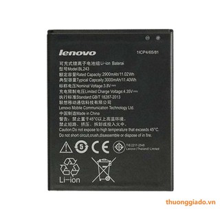 Thay pin lenovo a7000/k3 note , 3000mah, original battery