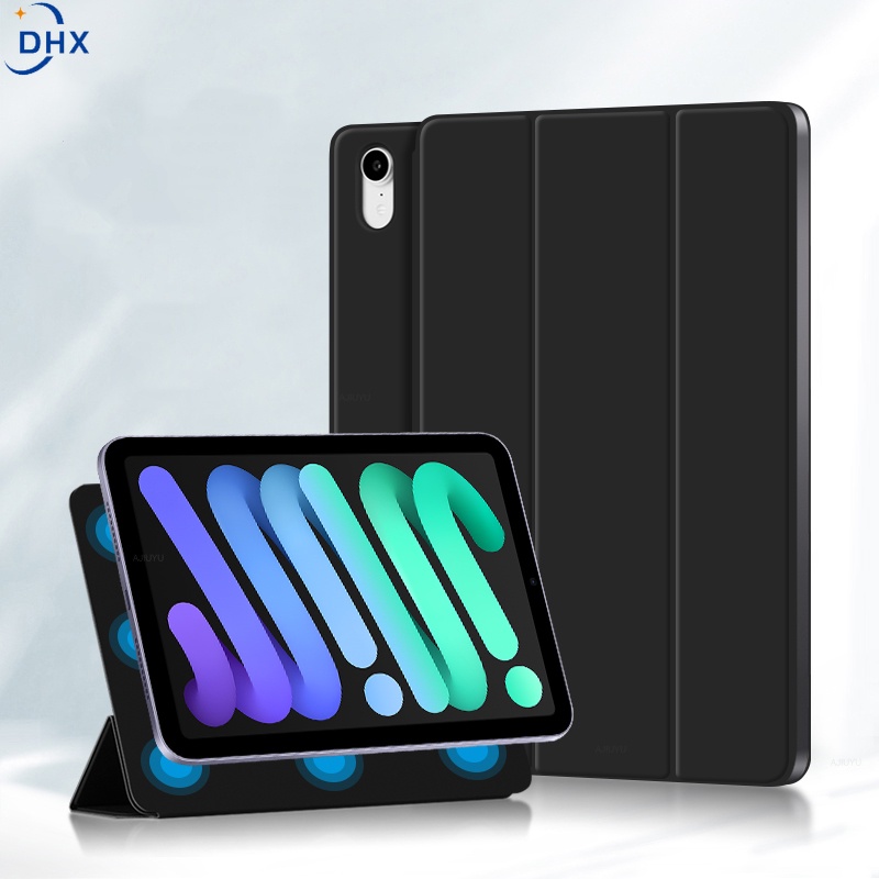Bao da máy tính bảng siêu mỏng có nam châm tự động tắt mở màn hình thích hợp cho iPad mini 6 iPad Mini6 2021