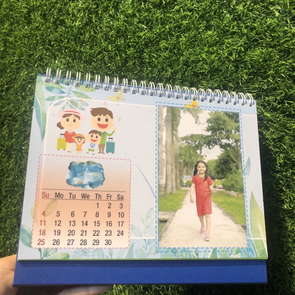 Lịch để bàn 2021 - Lịch để bàn in hình cá nhân theo yêu cầu