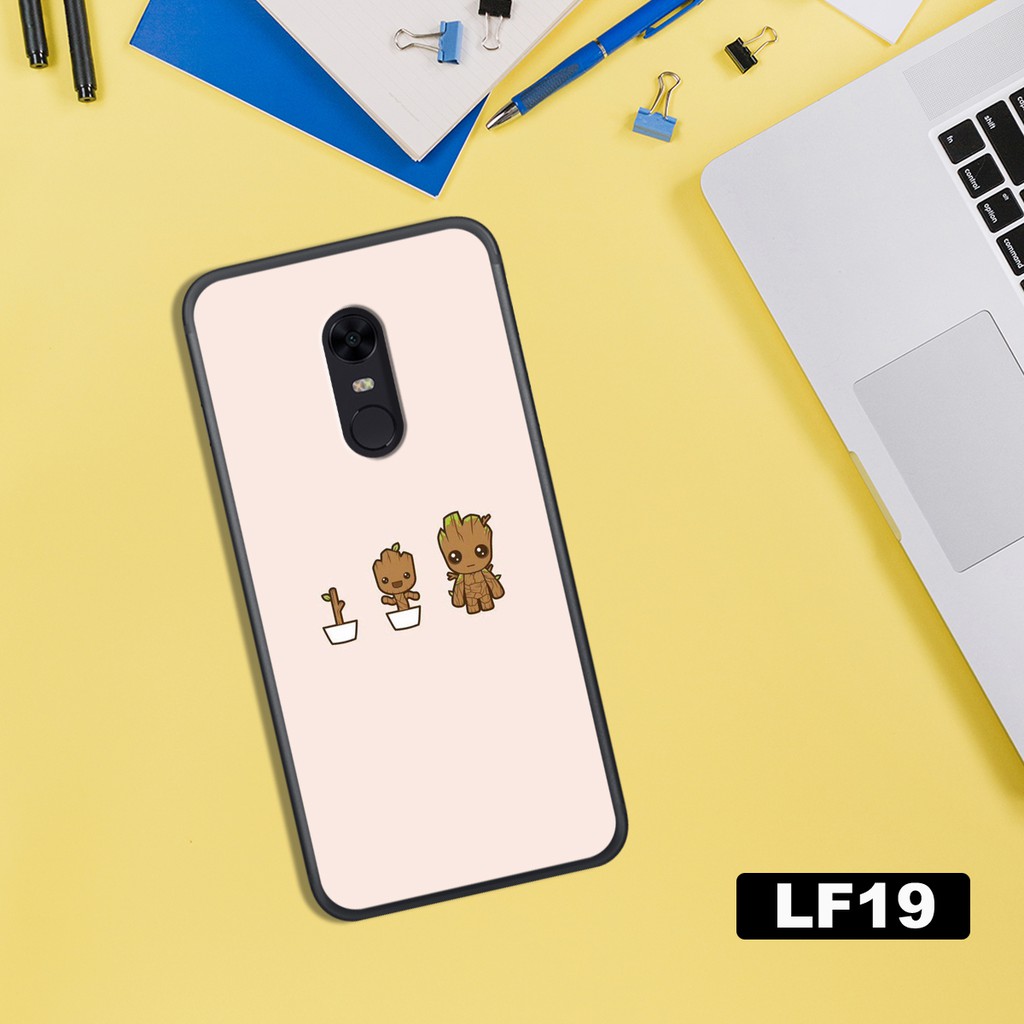 ỐP LƯNG XIAOMI REDMI NOTE 4 - NOTE 4X - REDMI 5 - REDMI 5 PLUS  IN HÌNH GẤU WE BARE BEAR-CON VẬT DỄ THƯƠNG SIÊU BỀN