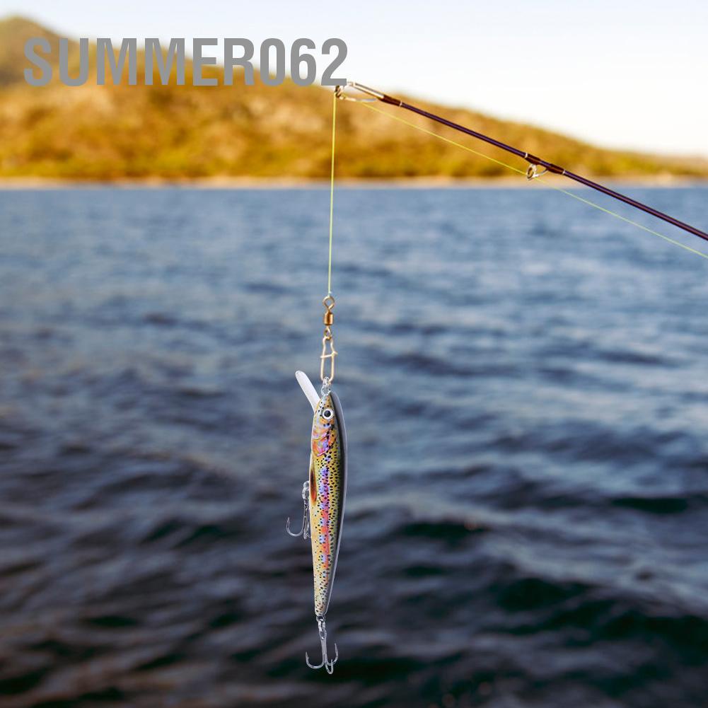 Mồi câu cá nhân tạo bằng nhựa cứng mắt 3D giống thật 11cm