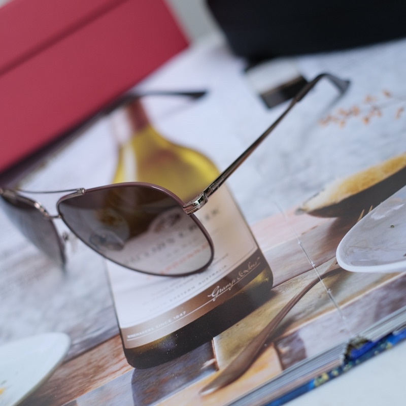 Kính mát nam Salvatore Ferragamore Brown Grey SF131S21160