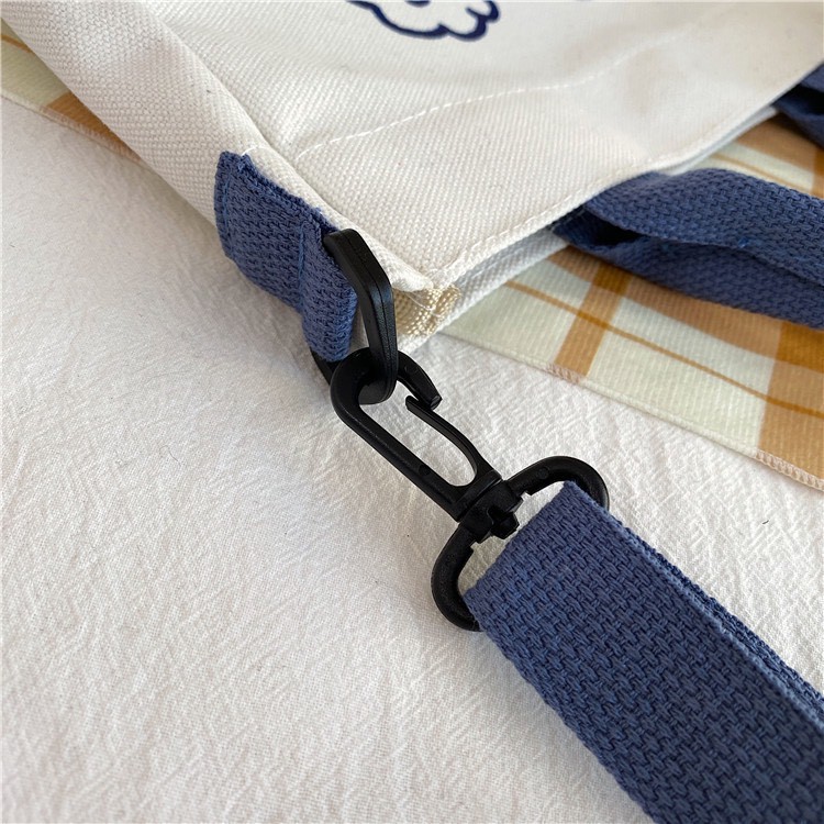 Túi xách đeo chéo Vải Đeo Vai Cỡ Lớn 🦋 Túi Xách  Ngăn Nhỏ Dáng Rộng Nhật Bản 🦋