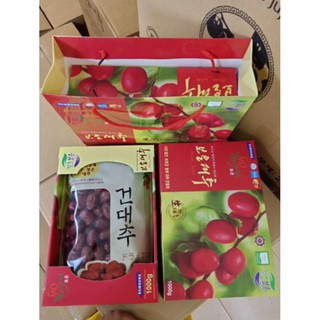 TÁO ĐỎ SẤY KHÔ HÀN QUỐC BOEUN LOESS JUJUBE 1kg DATE 2025