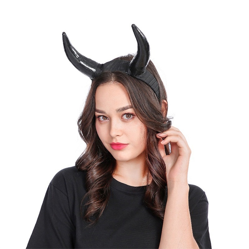 Cài Tóc Hình Sừng Trâu Hóa Trang Halloween