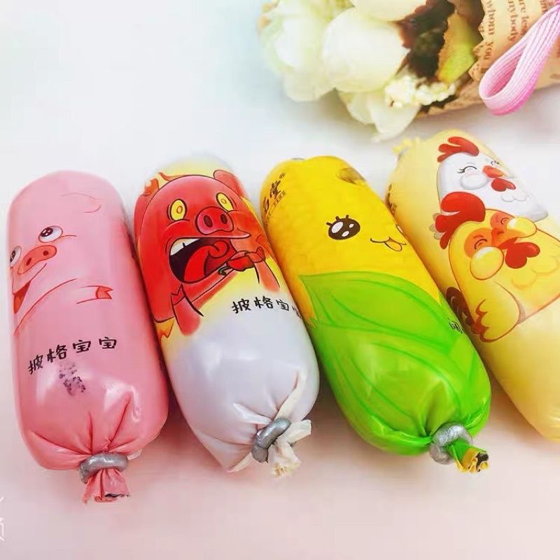 Xúc xích cute 4 vị gà, heo cay, heo hồng, ngô siêu ngon