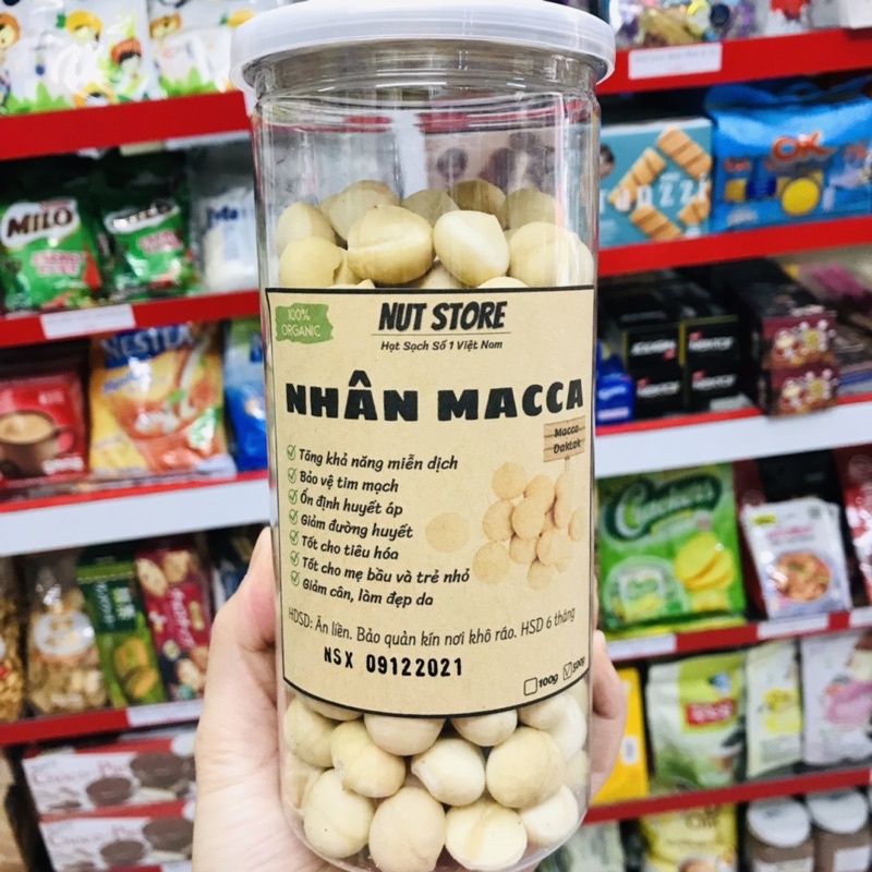 Nhân Macca DakLak tách vỏ Nut Store 500g