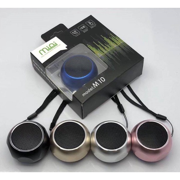 Loa Bluetooth Nghe Nhạc Mini M10 , M3 Vỏ Kim Loại Siêu nhẹ - loa không dây - loa di động -  loa thông minh