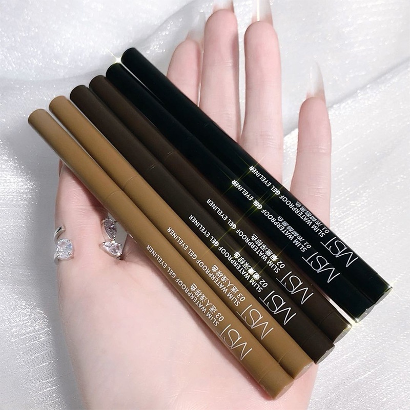 Bút Kẻ Mắt Dạng gel Merssitin Chống Nước Không Nhòe Lâu Trôi Dành Cho Người Mới Bắt Đầu