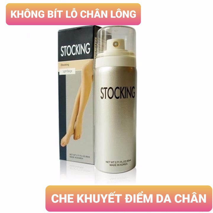 Tất phun thông minh che phủ chân cực mạnh, chống nước SPF 25+ đều màu, không bít lỗ chân lông