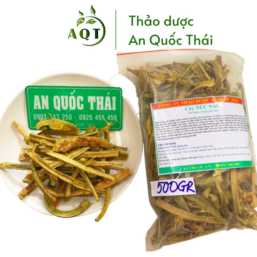 1KG Cây Núc Nác - Vỏ Núc Nác Khô (Nam Hoàng Bá) Hàng Sạch, Đẹp | Thảo Dược An Quốc Thái