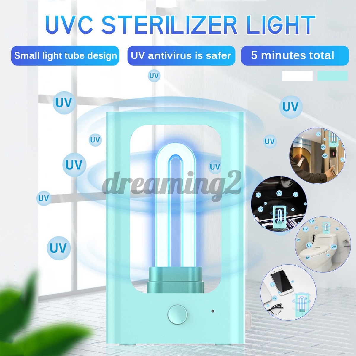 Đèn UV Ozone tia cực tím dùng sát trùng