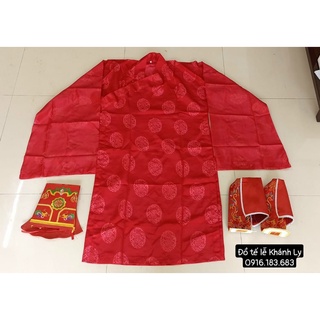 Combo Áo tế+ Mũ tế + Hia tế