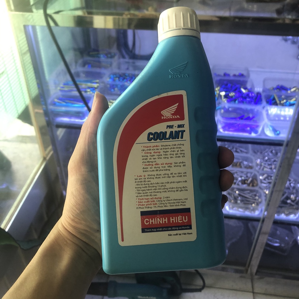 Nước giải nhiệt, nước mát động cơ xe máy chính hãng Honda, dung tích 500ml