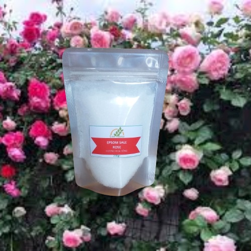 Muối Epsom tinh dầu hoa hồng
