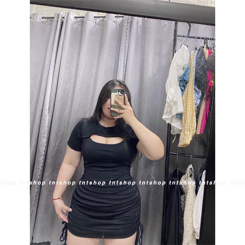 🌈 Đầm khoét ngực [ TNT Shop Bigsize 60kg - 90kg ] Ảnh thật 100%