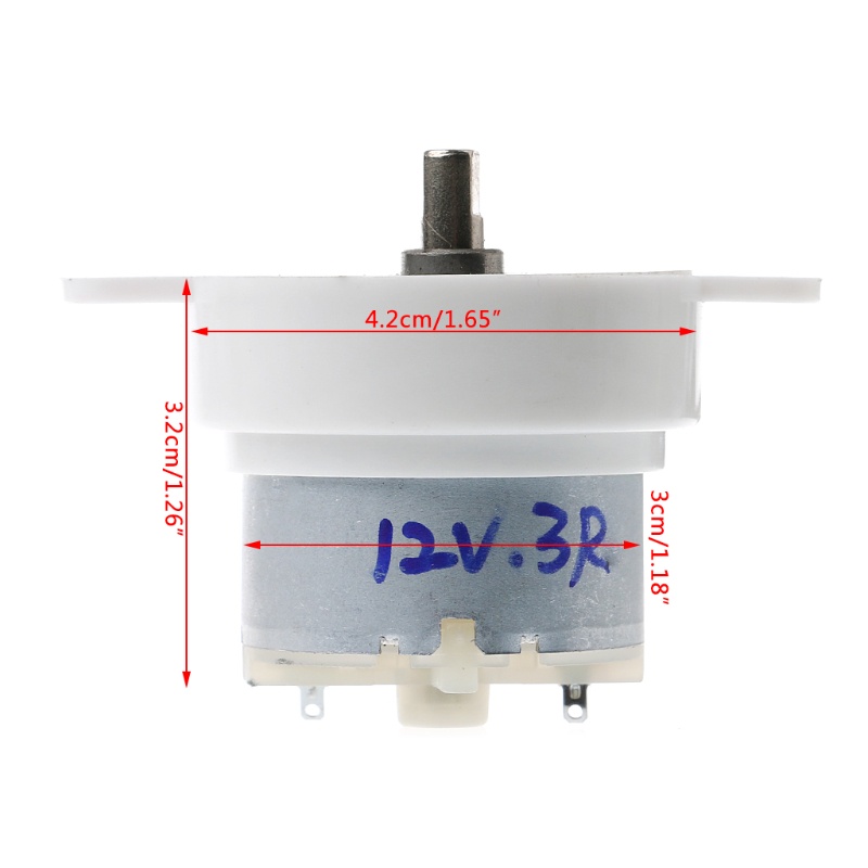 Động Cơ Mô Men Xoắn Cao DC 12V 3 RPM