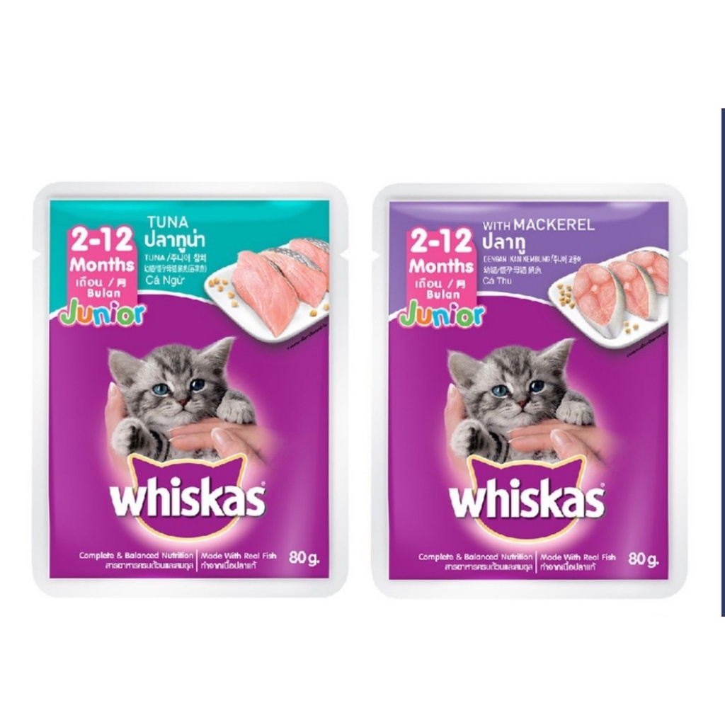 Whiskas mèo con  - 24 gói x 80g