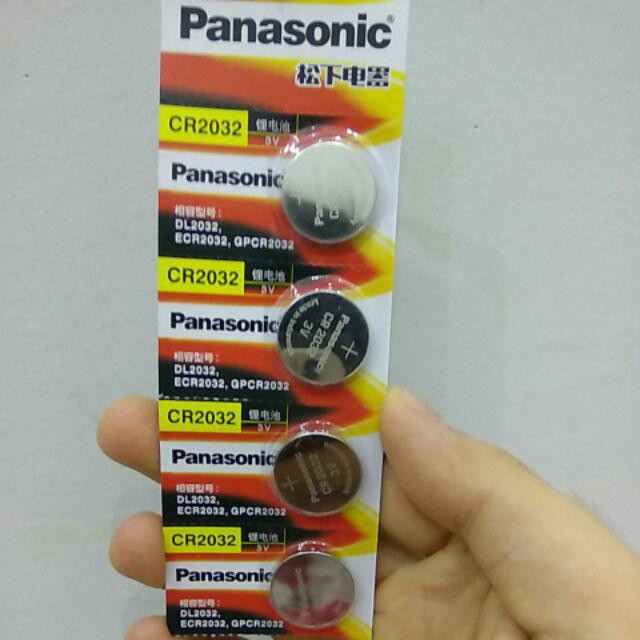 5 viên pin CR2032 Panasonic chính hãng