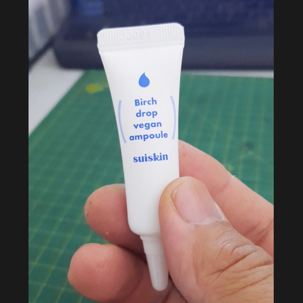 Tinh chất thuần chay chiết xuất bạch dương giảm mụn, phục hồi da Hàn Quốc Suiskin Birch Drop Vegan Ampoule 5ml