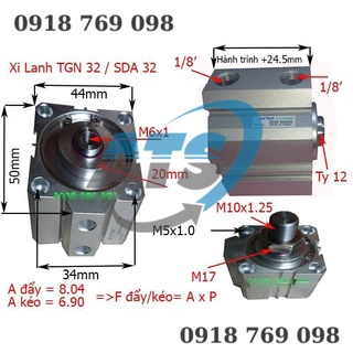 Xi lanh khí nén sda 32