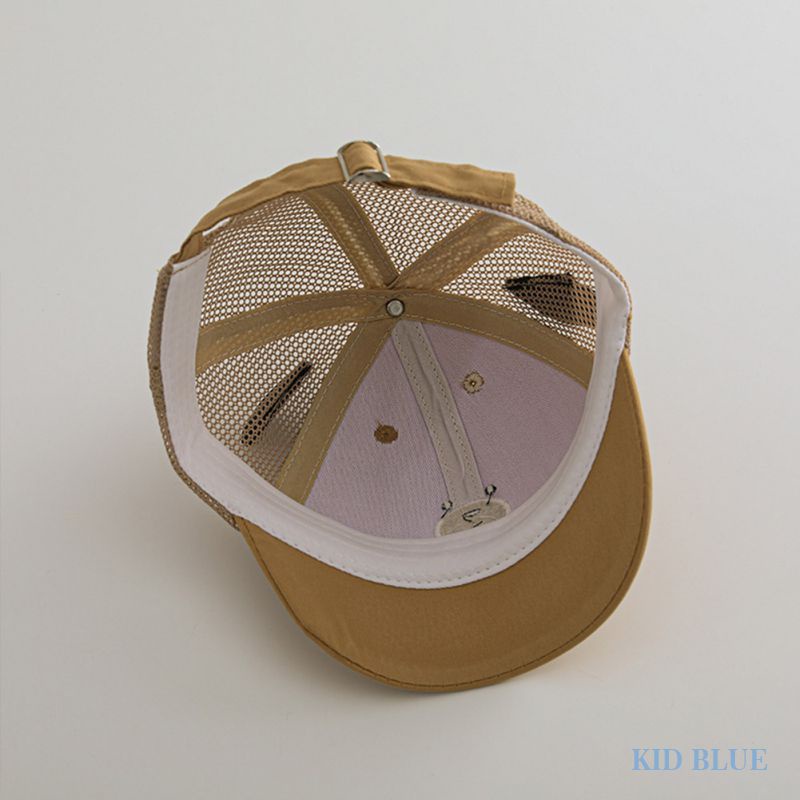 Mũ Lưỡi Trai Phối Lưới Mỏng Thoáng Khí Họa Tiết Hoạt Hình Dễ Thương Cho Các Bé