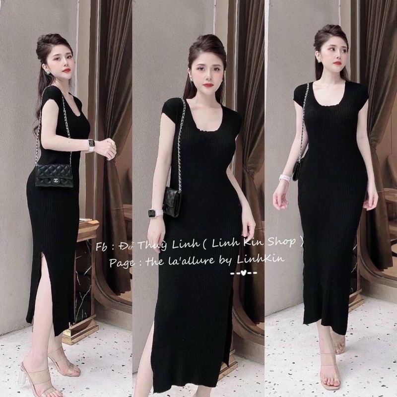 Đầm Len Mongtoghi Tay Cánh Dáng dài