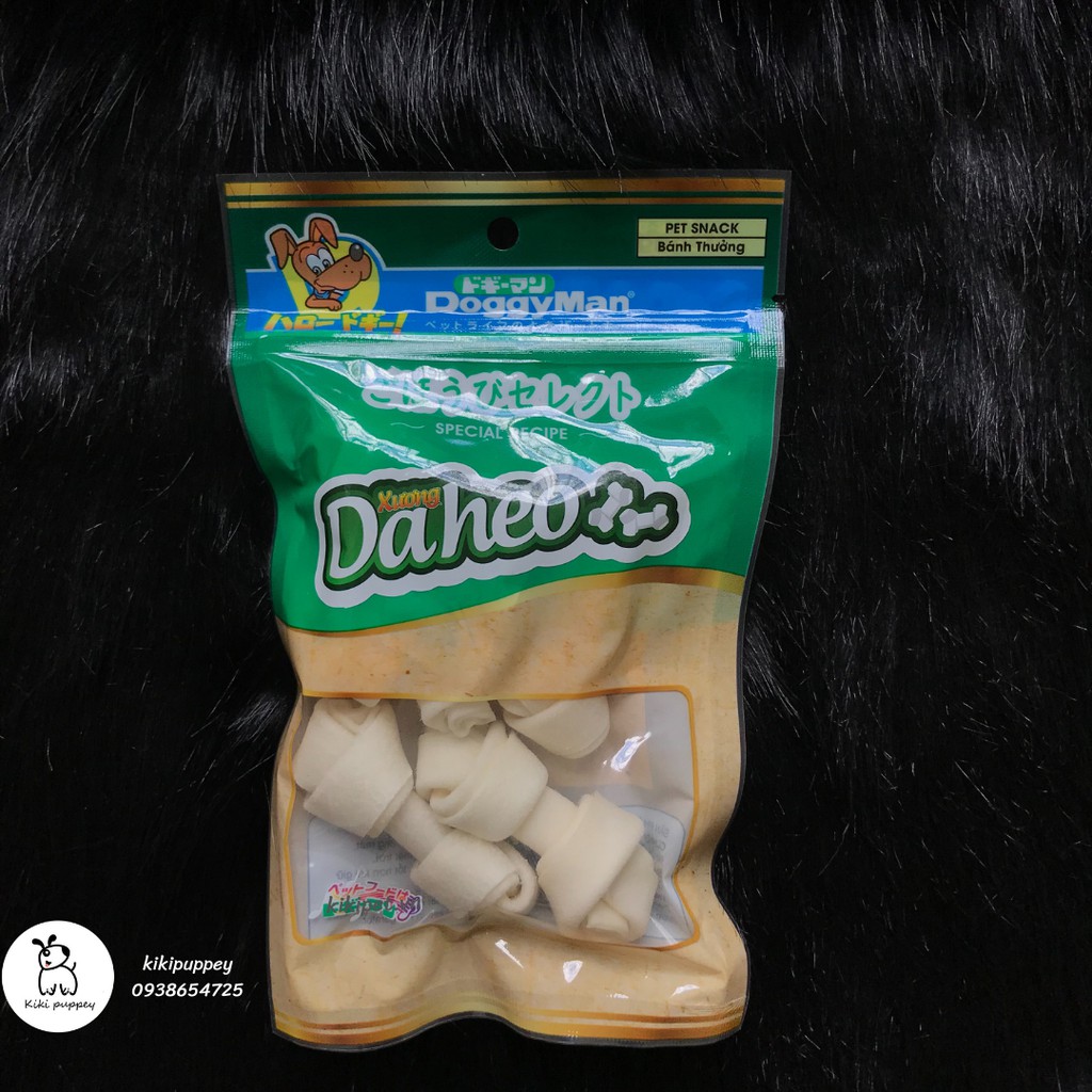 Xương gặm sạch răng cho chó nhỏ từ da bò tự nhiên Doggy Man